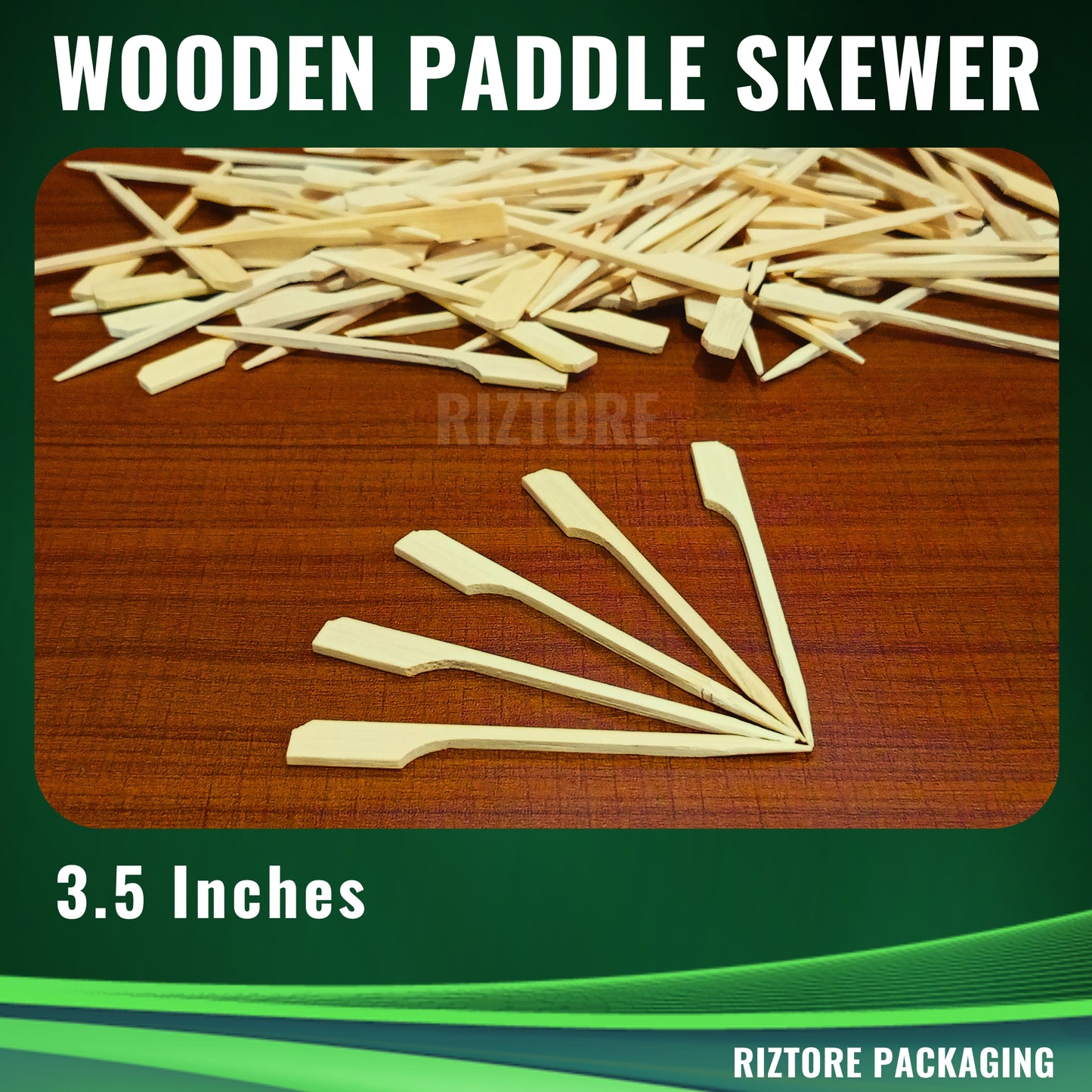 Wooden Paddle Skewer