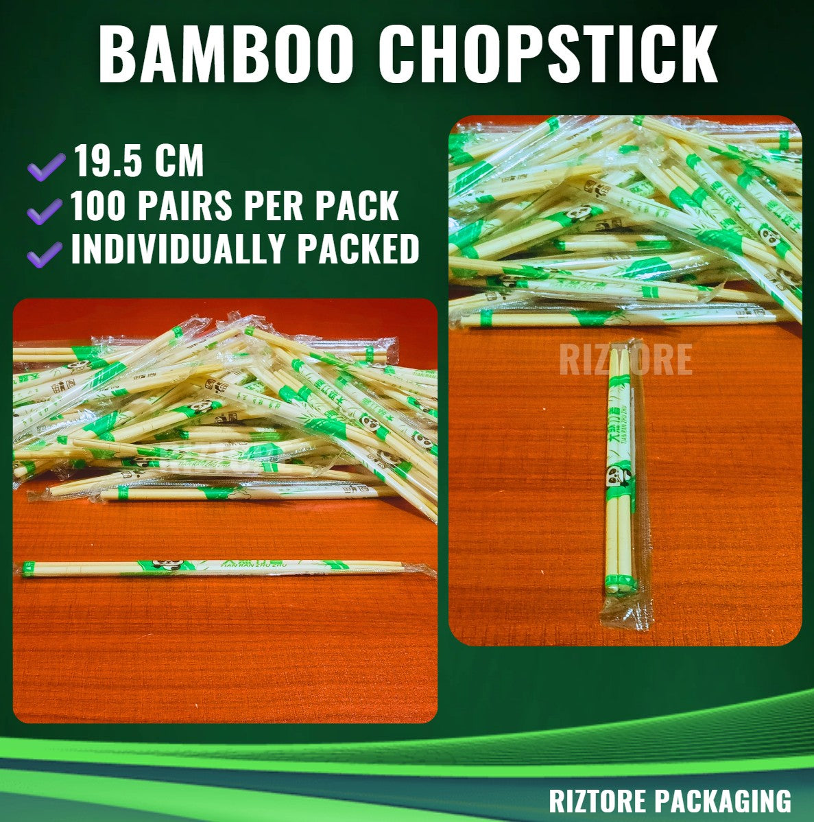 Bamboo Chopstick (Panda)