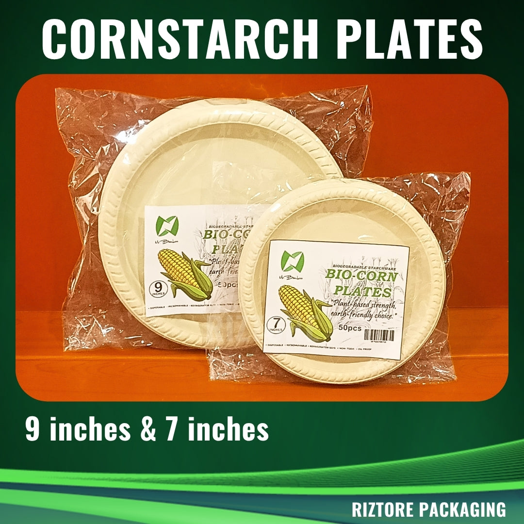 Cornstarch Plate Round 50's