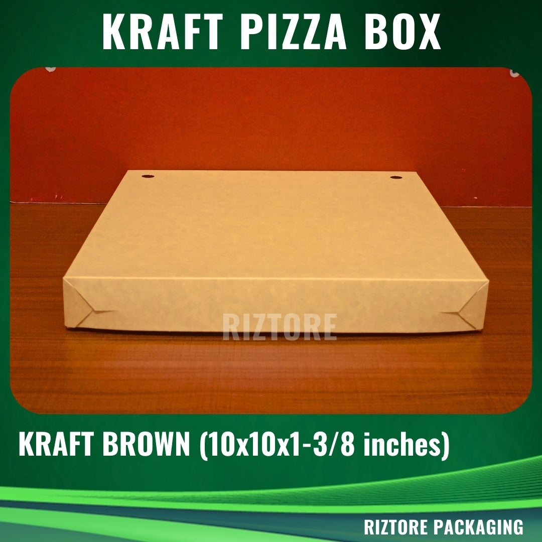Reversible Kraft Pizza Box