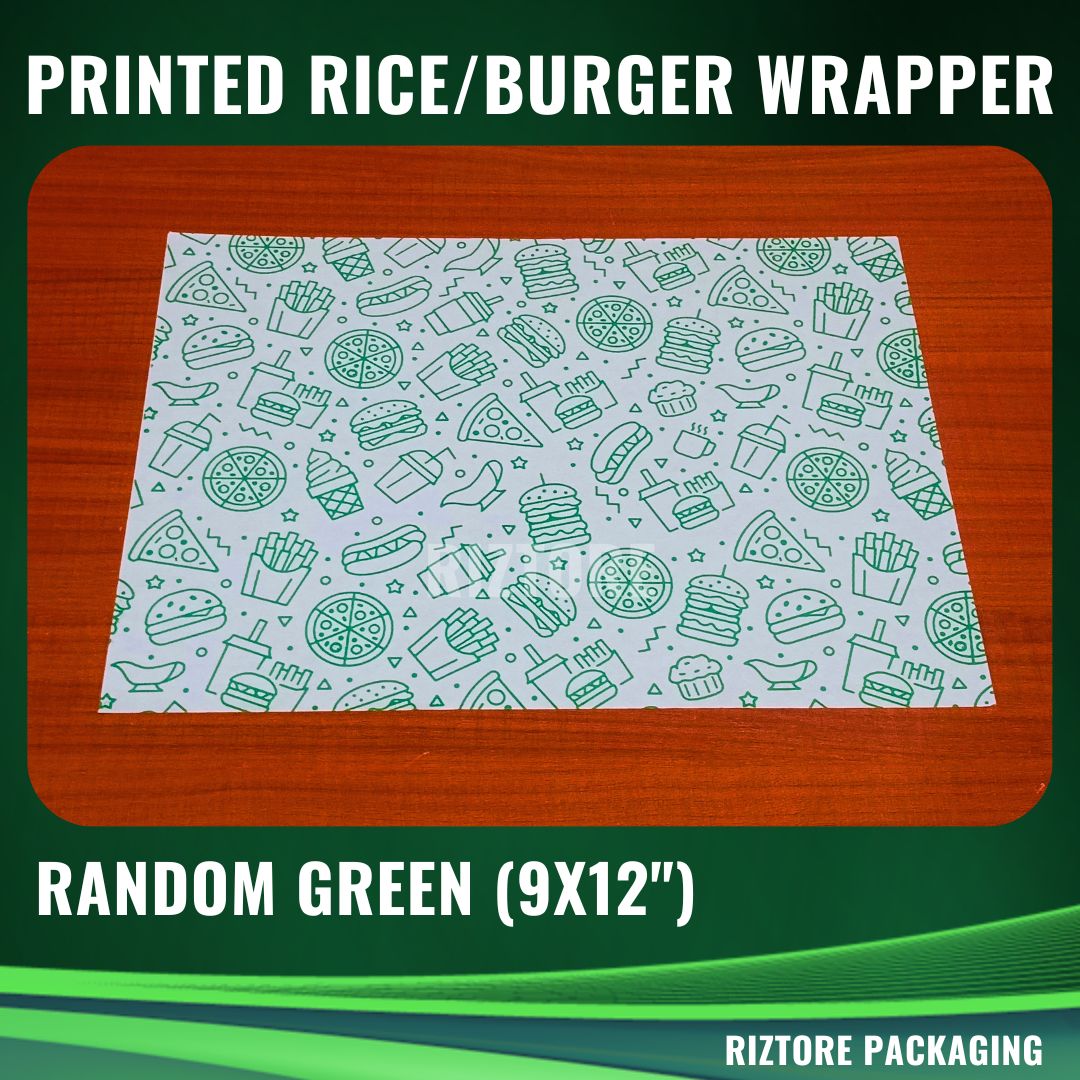 Printed Rice Wrapper 9x12"