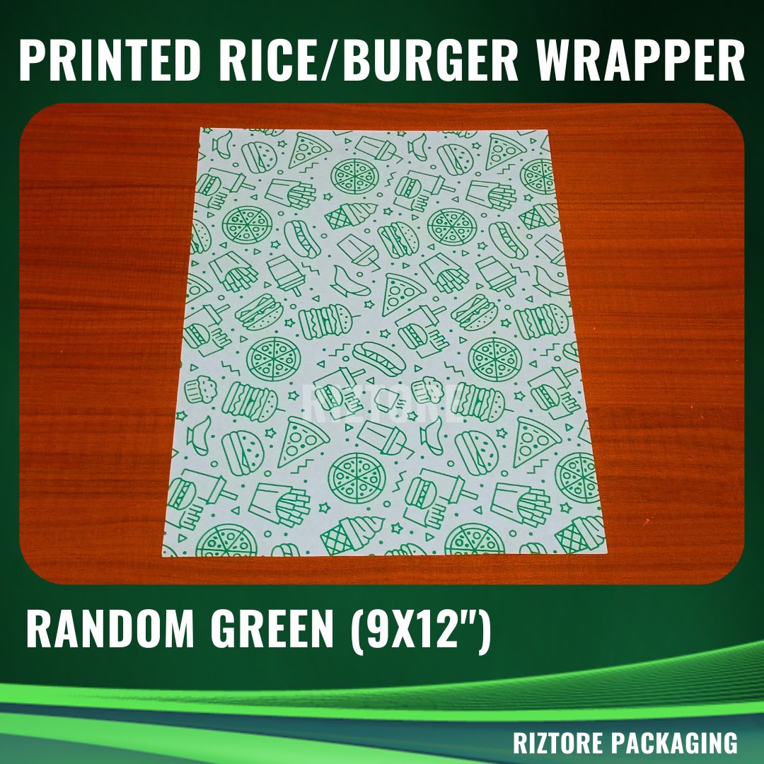 Printed Rice Wrapper 9x12"