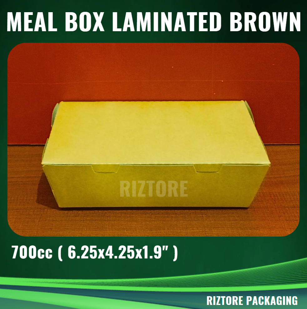Mealbox Laminated Brown 25's