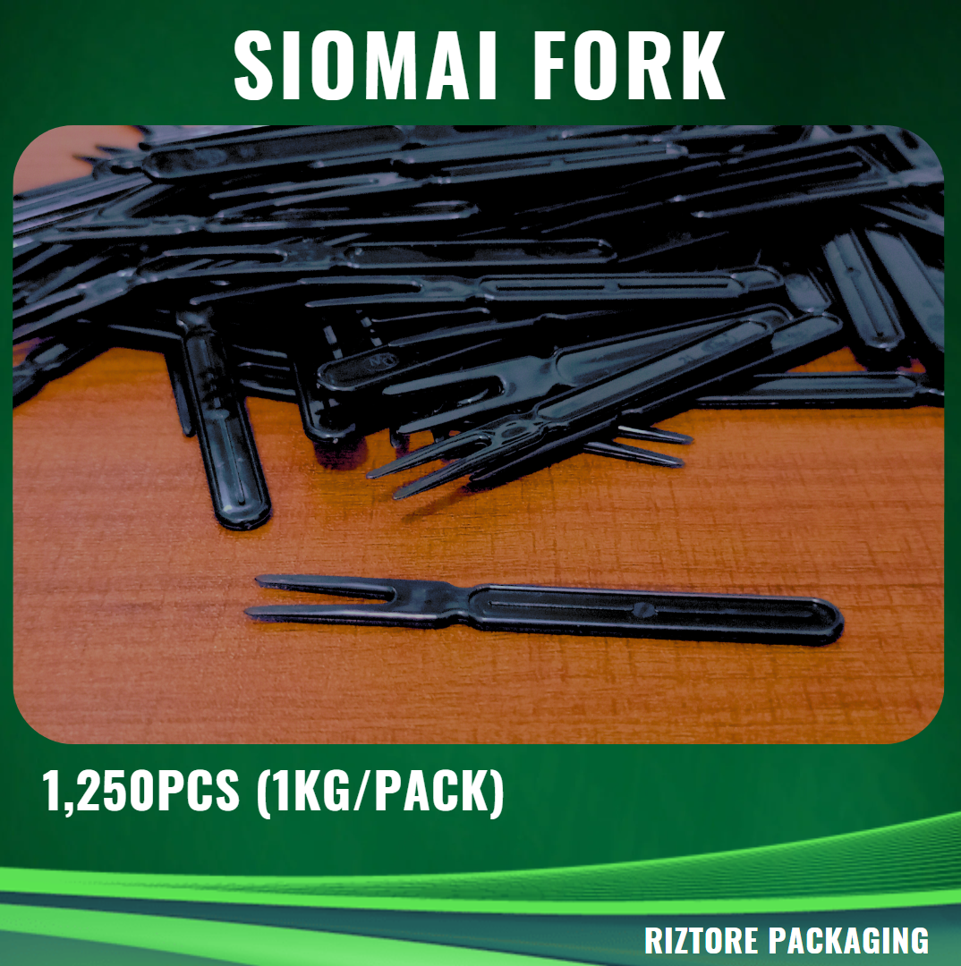 DW Plastic Siomai Fork Black 1kg Approx. 1,250pcs (High Quality)