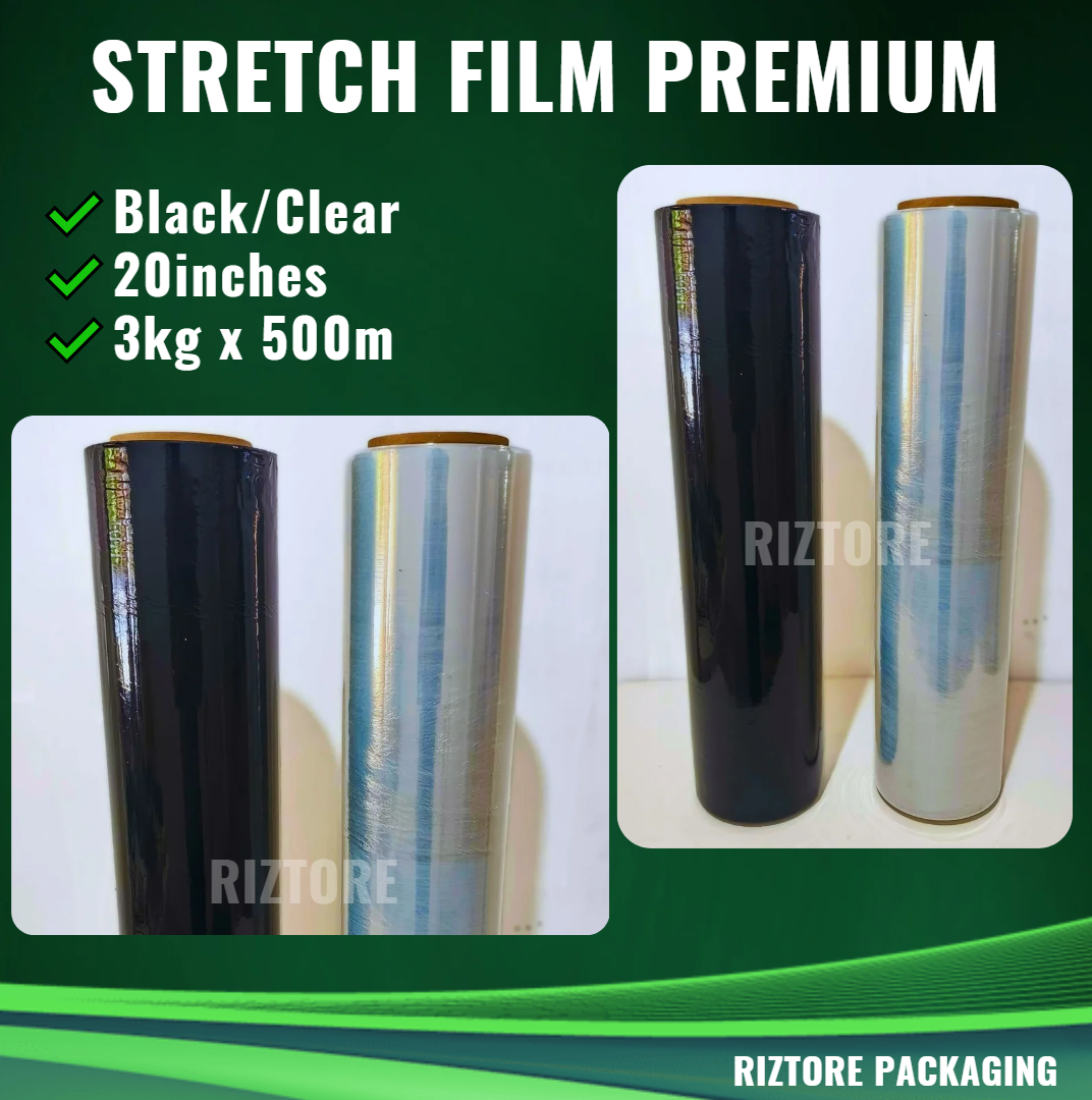 Stretch Film 3kg x 500m Premium