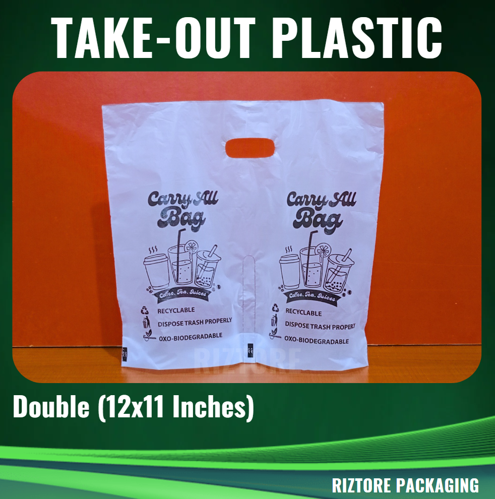 Milktea/Drinks Take-Out Plastic Printed