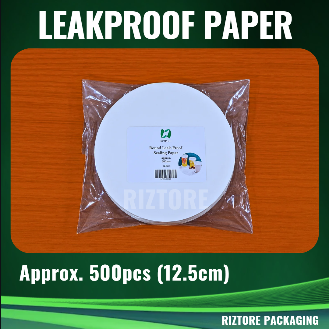 MilkTea Cup LeakProof Paper 12.5cm