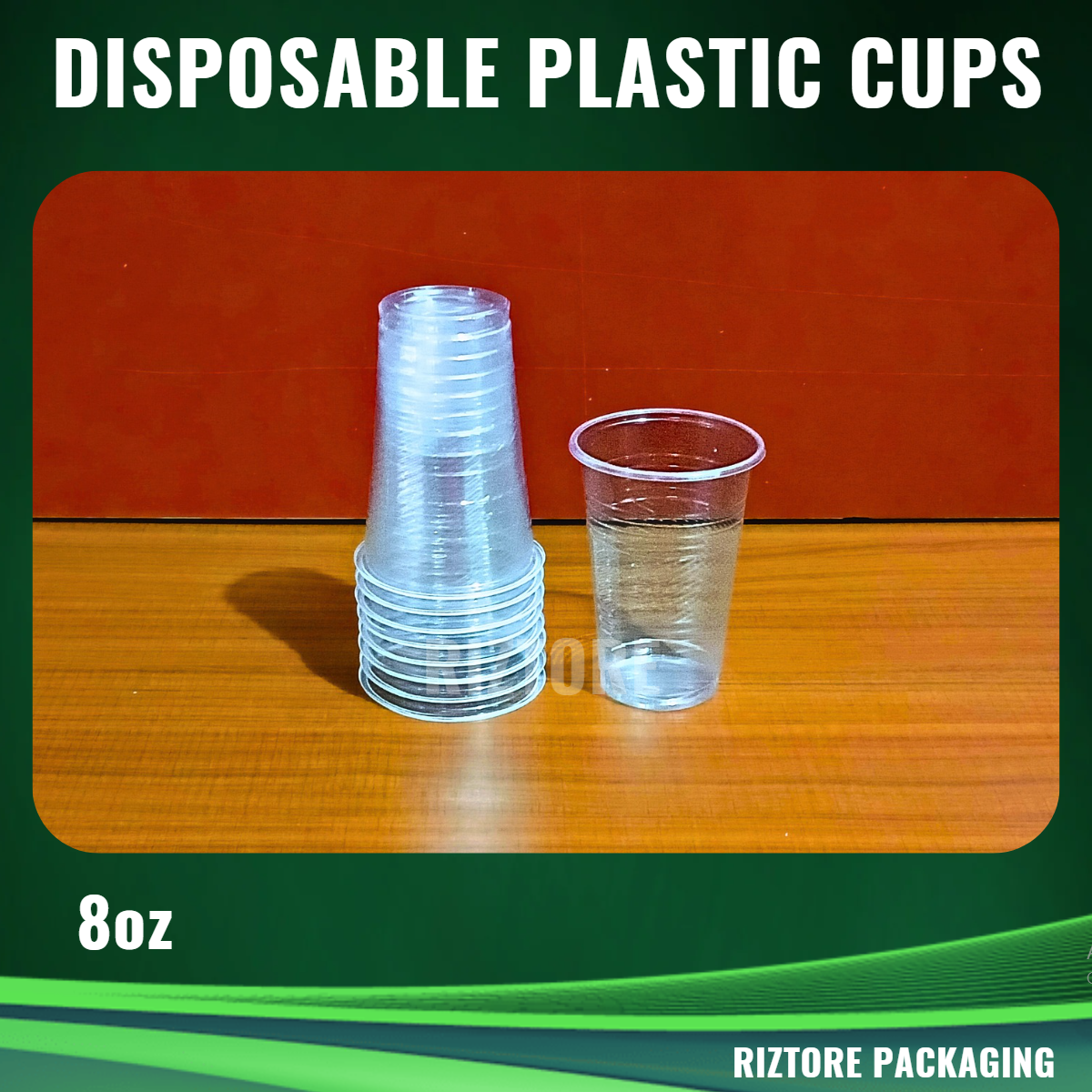 Disposable Plastic Cups 50 pcs