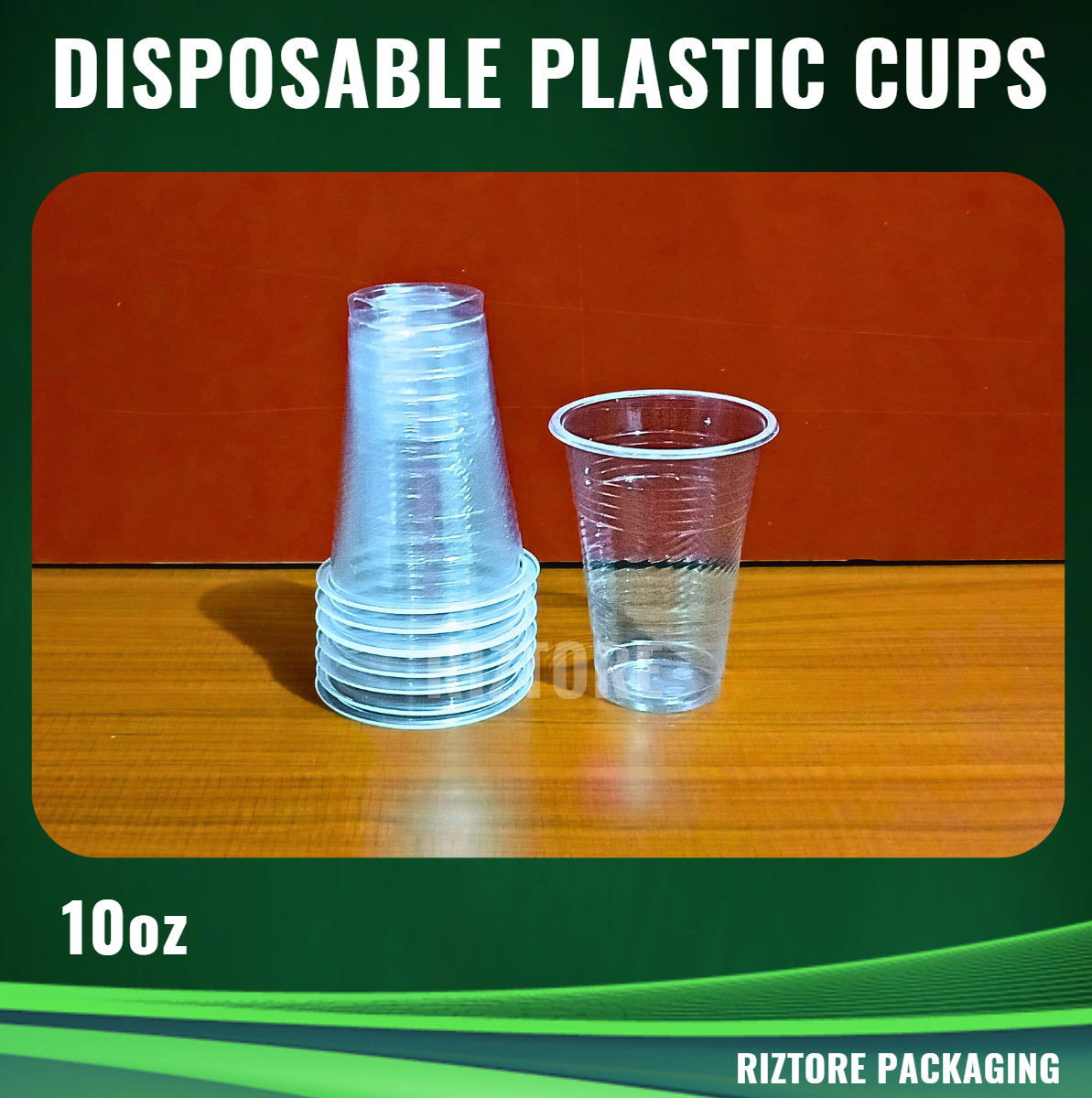 Disposable Plastic Cups 50 pcs