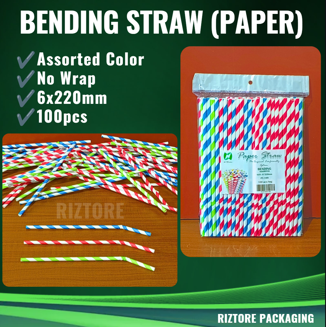 Paper Straw (Juice Straw, Bending Straw and Boba Straw)