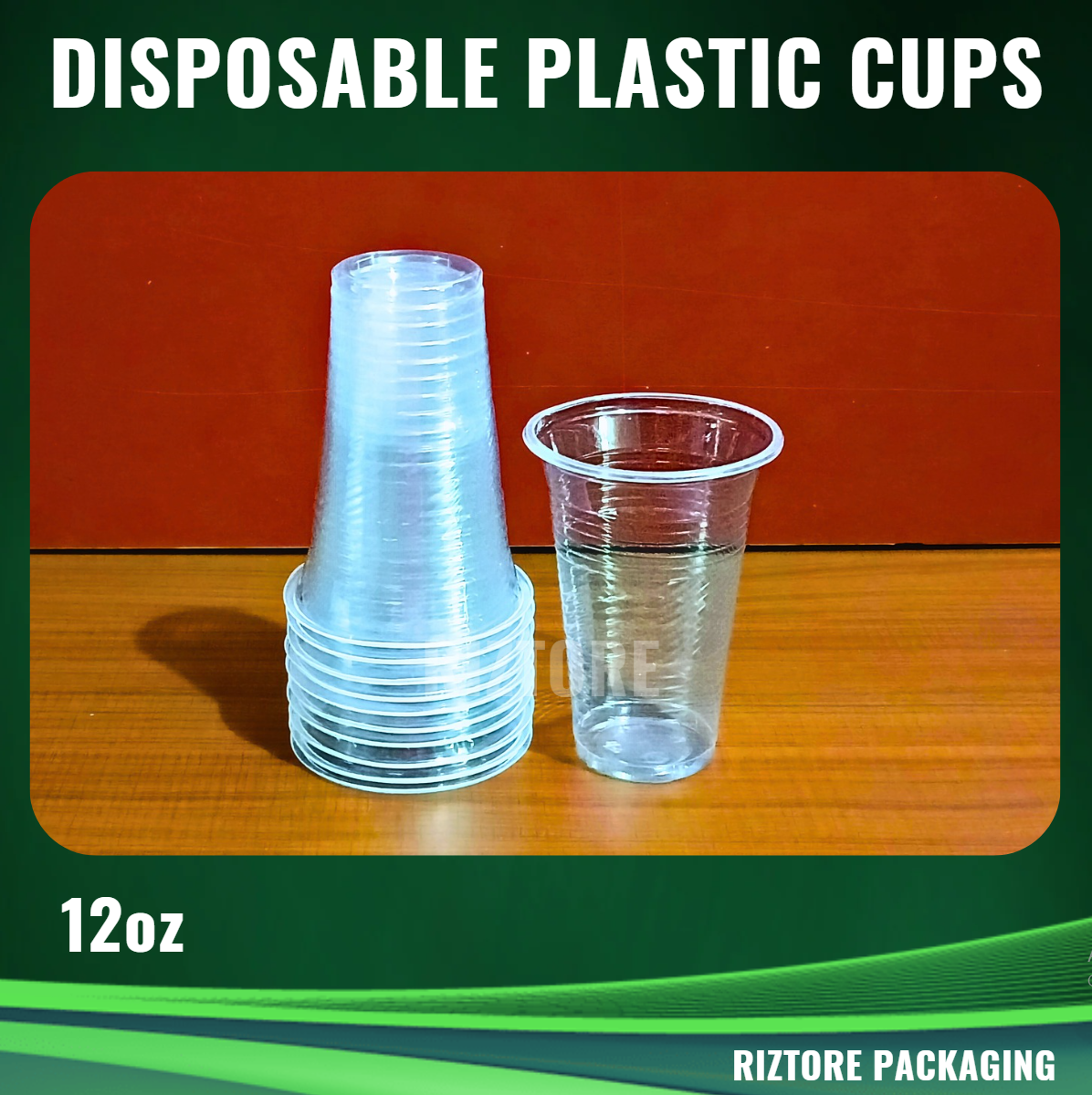 Disposable Plastic Cups 50 pcs