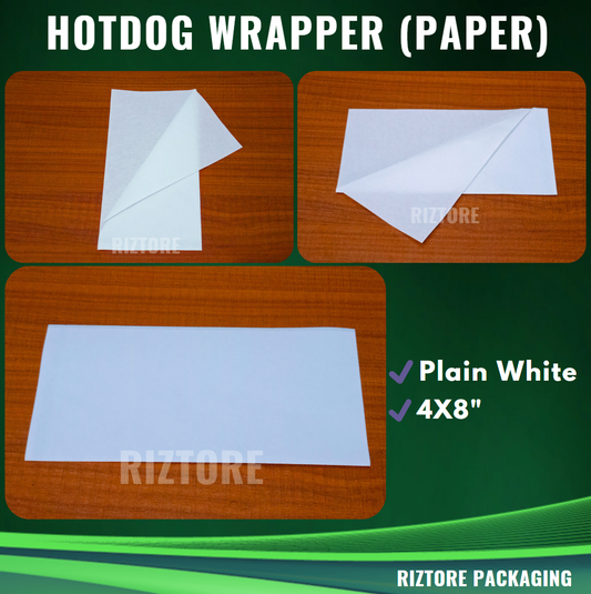 Hotdog Wrapper (Paper) 4x8"
