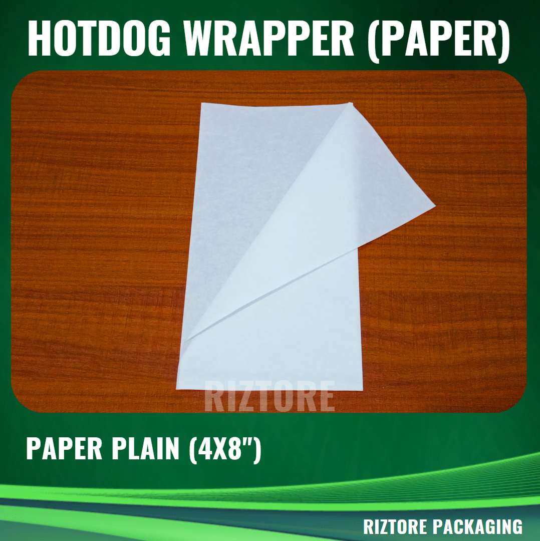 Hotdog Wrapper (Paper) 4x8"