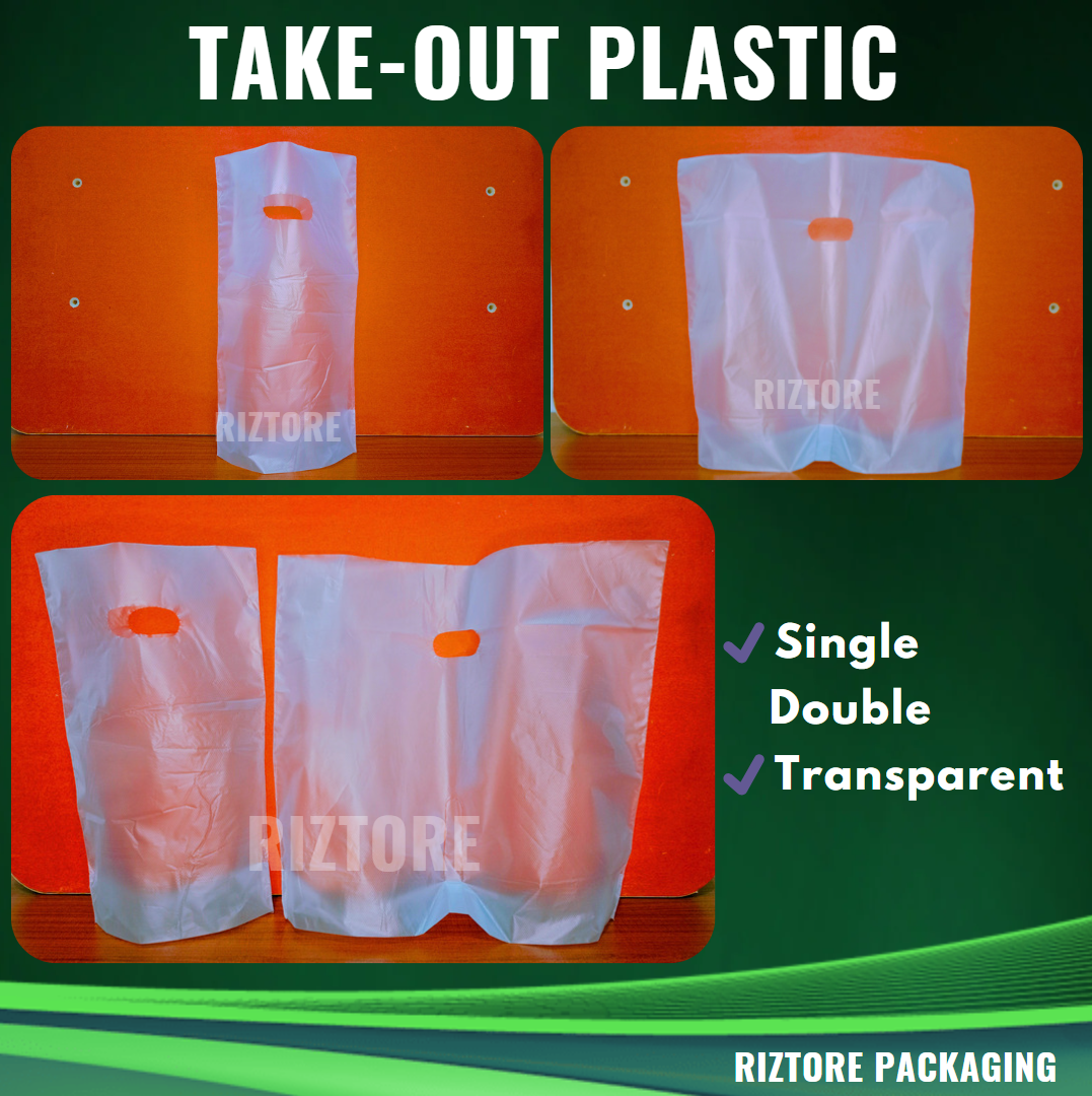 Milktea/Drinks Take-Out Plastic Plain