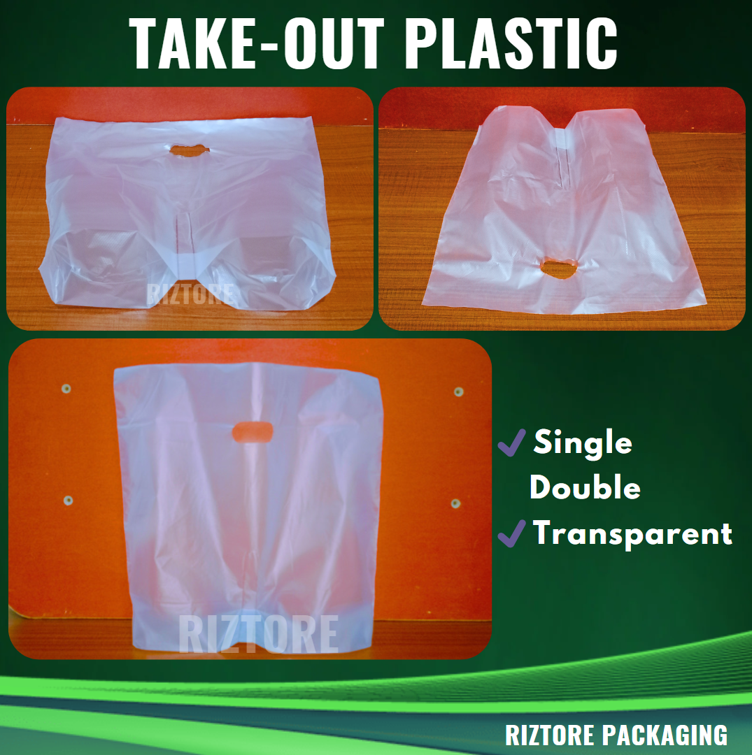 Milktea/Drinks Take-Out Plastic Plain