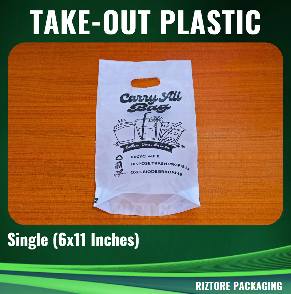 Milktea/Drinks Take-Out Plastic Printed