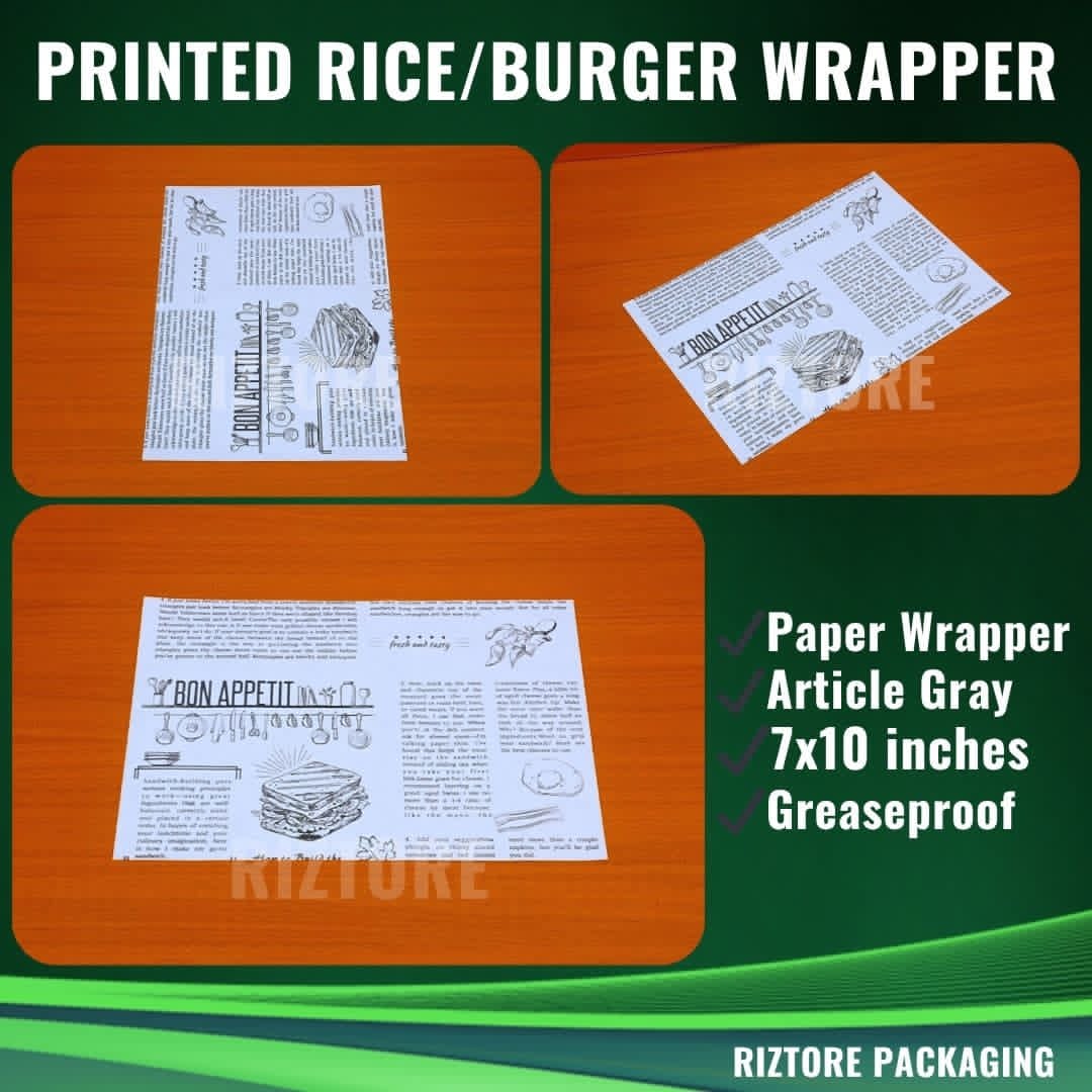 [Pack] Rice Wrapper / Food Liner 7x10"