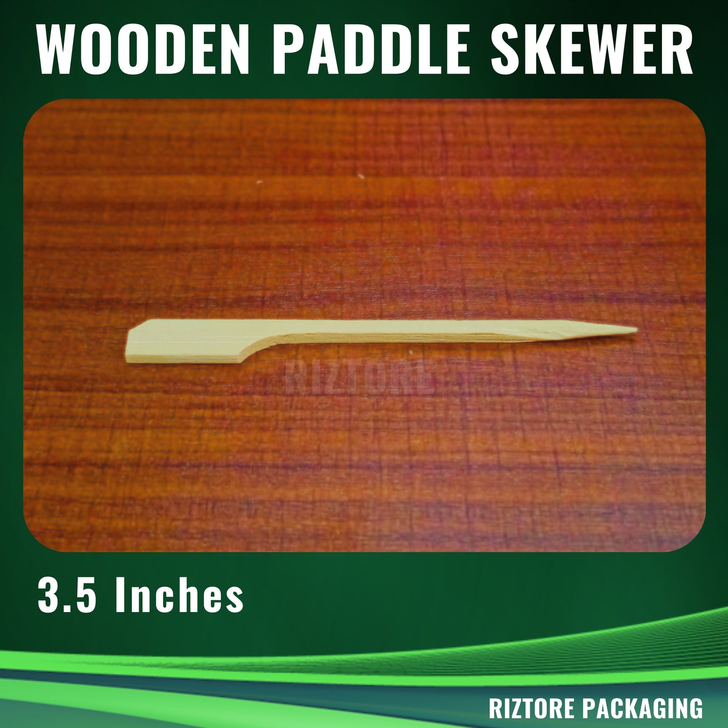 Wooden Paddle Skewer