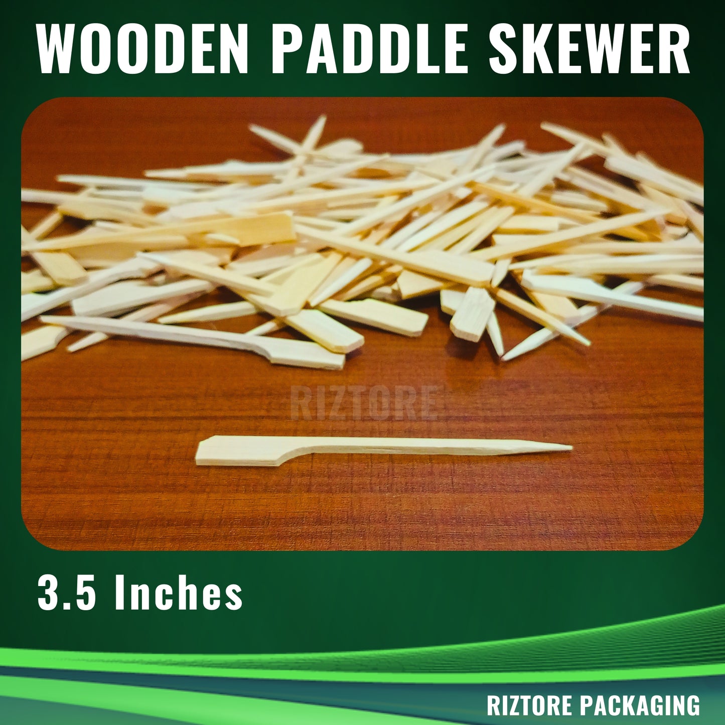Wooden Paddle Skewer