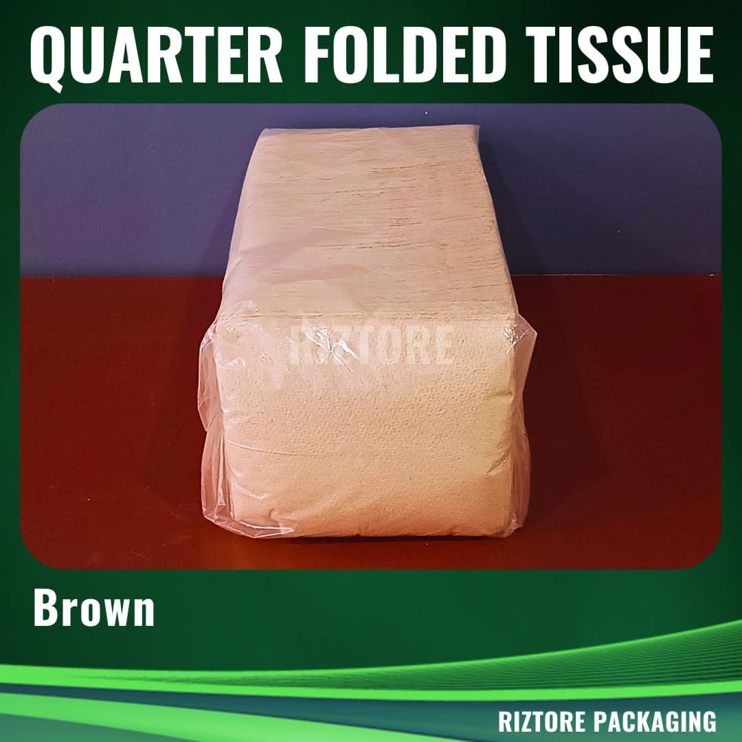 Quarter Folded Tissue Plain 350 1 Ply