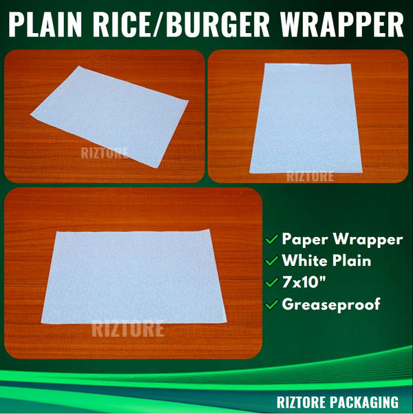 [Pack] Rice Wrapper / Food Liner 7x10