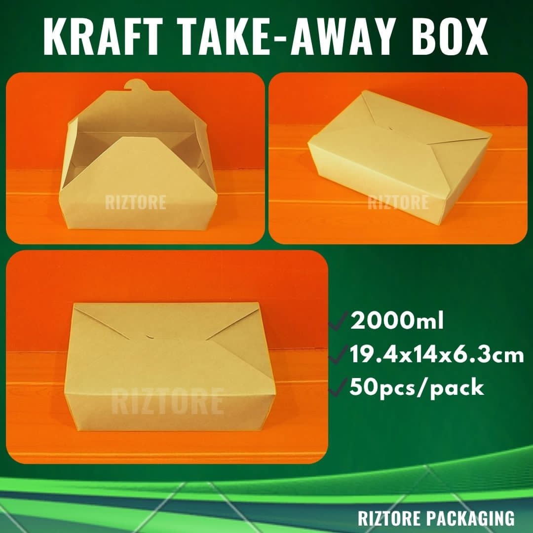 Kraft Take Away Box 50's