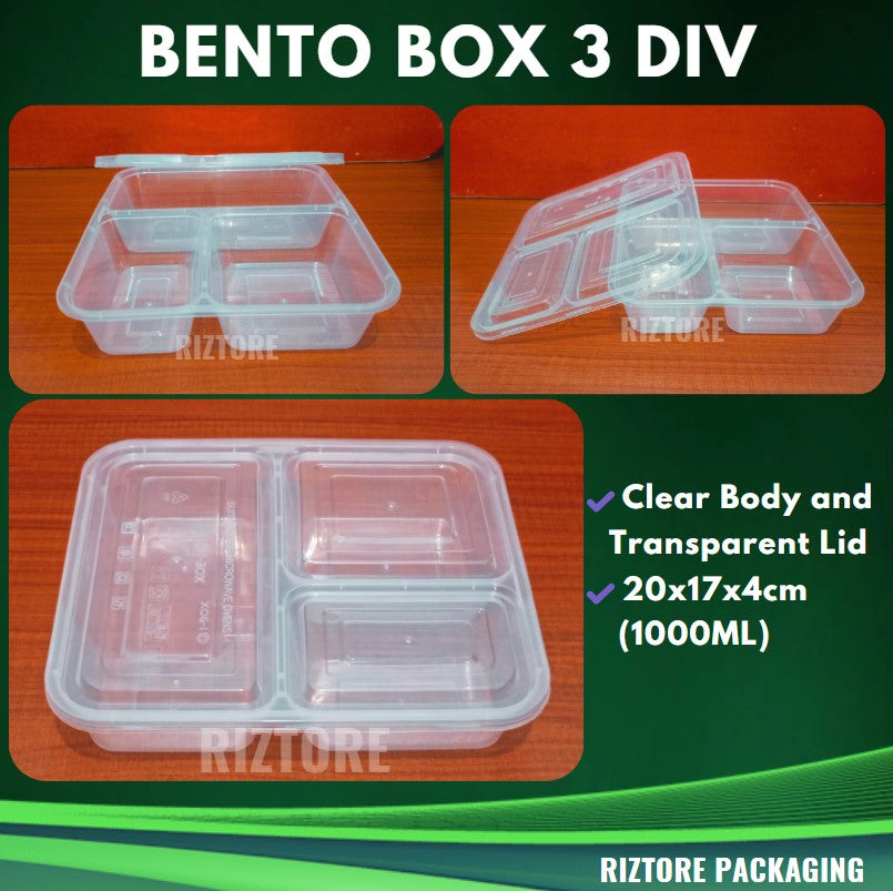 Clear Bento Box