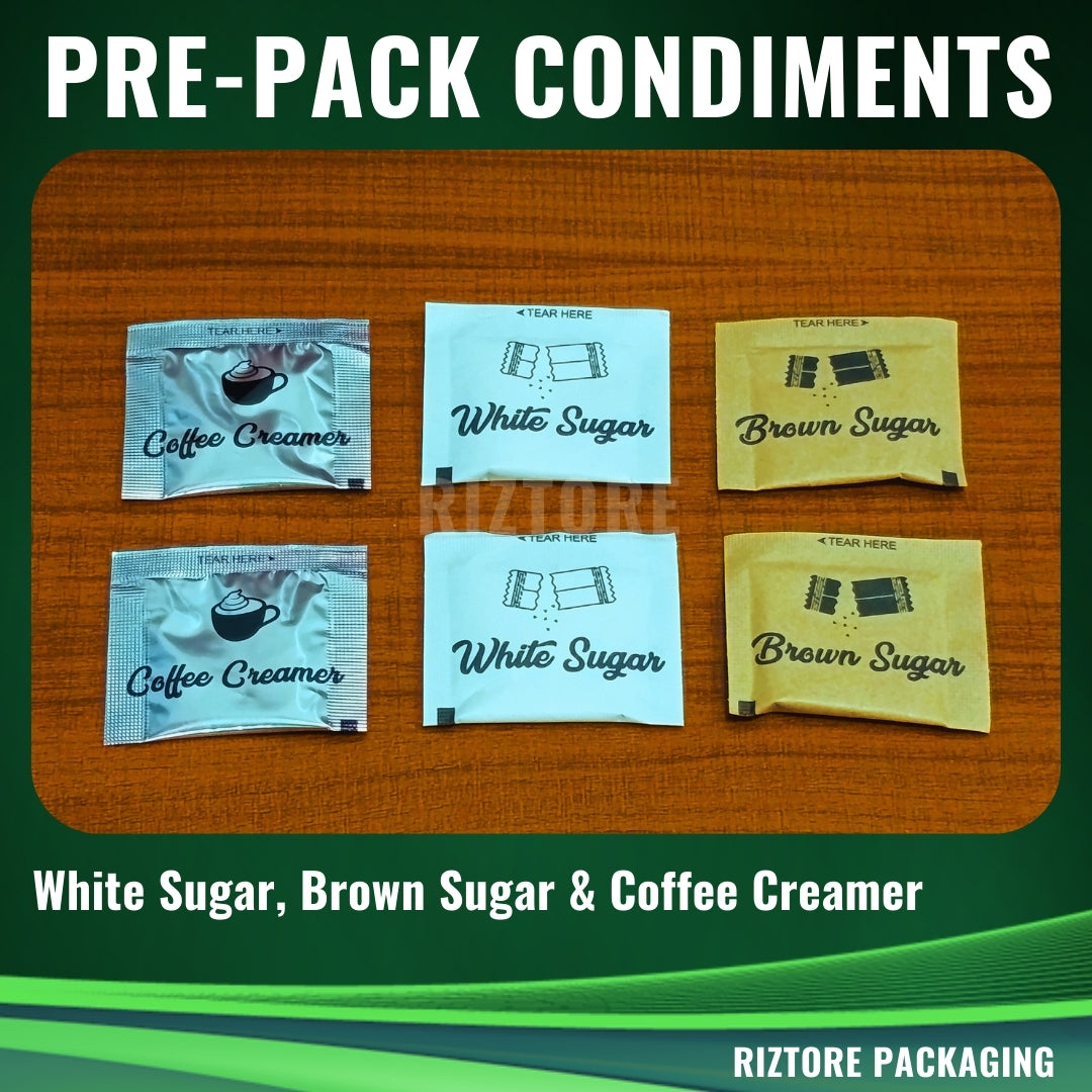 Tri Pack Condiments Pre-pack Condiments – Riztore Packaging