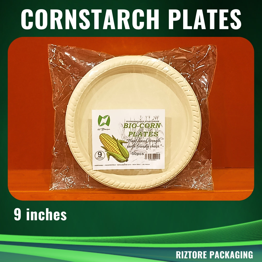 Cornstarch Plate Round 50's