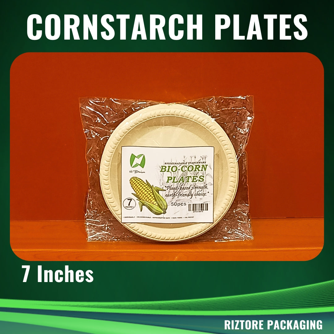 Cornstarch Plate Round 50's