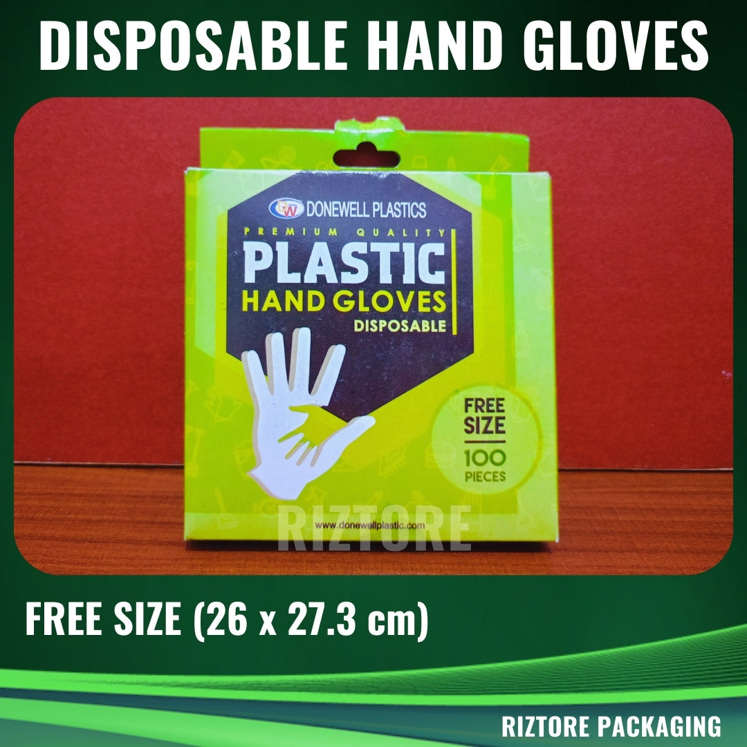 DW Disposable Hand Gloves (Plastic)