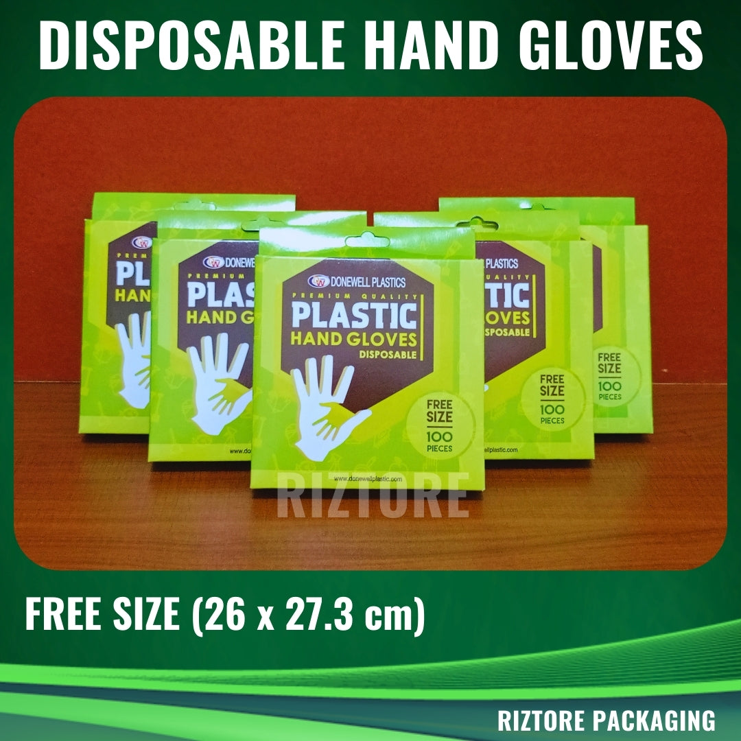 DW Disposable Hand Gloves (Plastic)