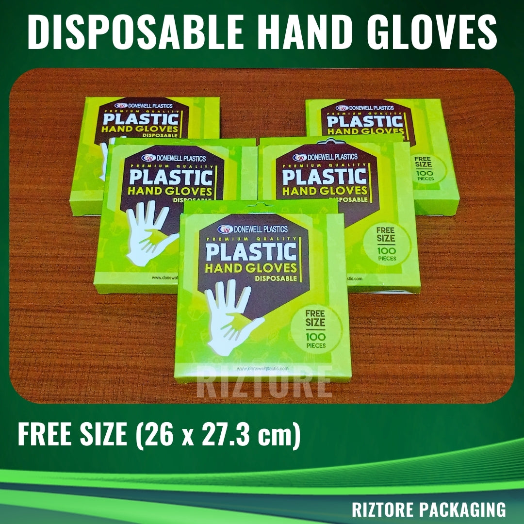 DW Disposable Hand Gloves (Plastic)