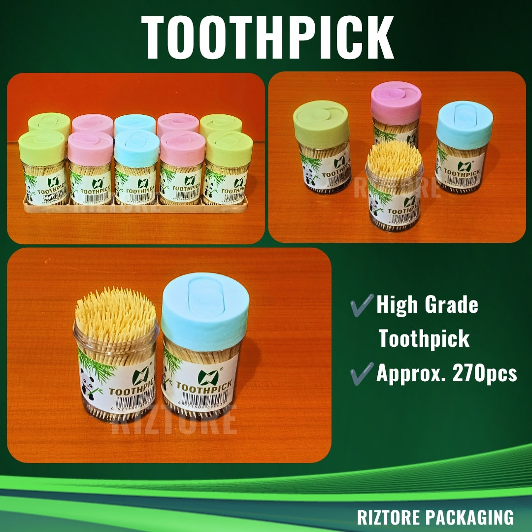 High Grade Toothpick Tub/Box