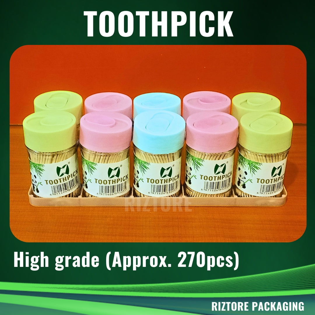 High Grade Toothpick Tub/Box