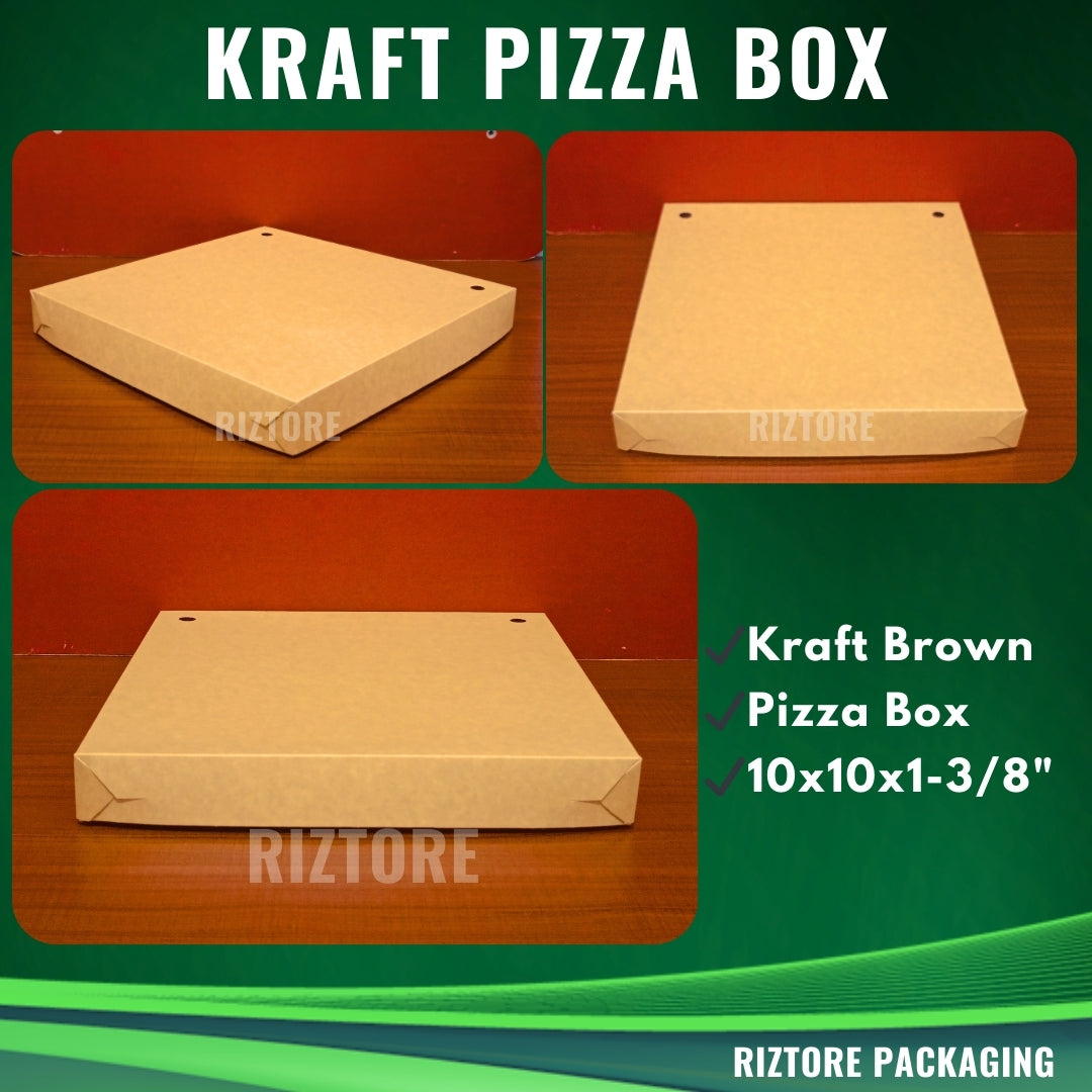 Reversible Kraft Pizza Box