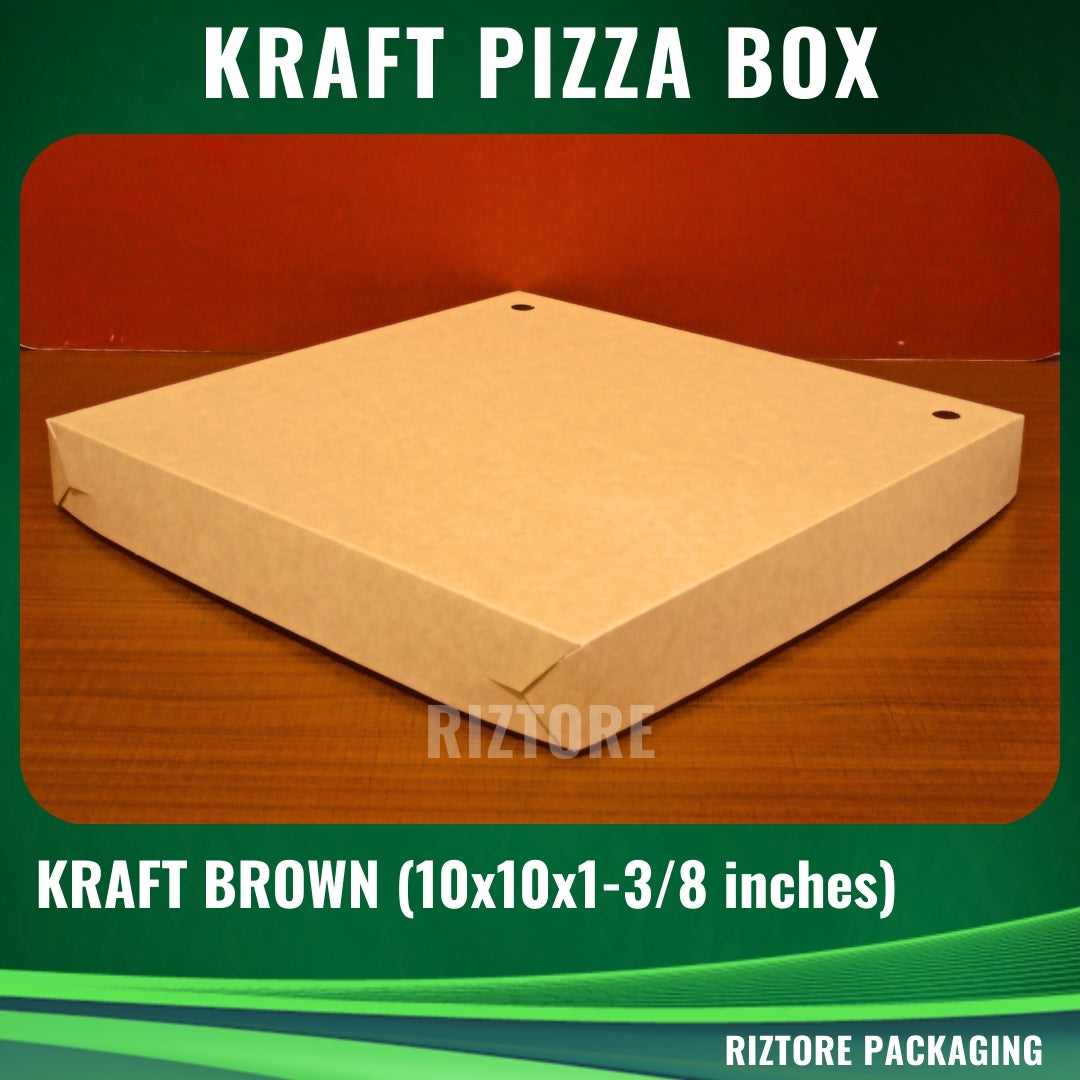 Reversible Kraft Pizza Box