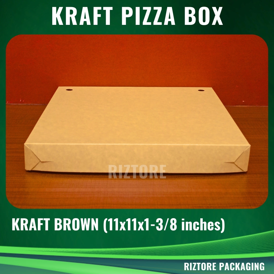 Reversible Kraft Pizza Box