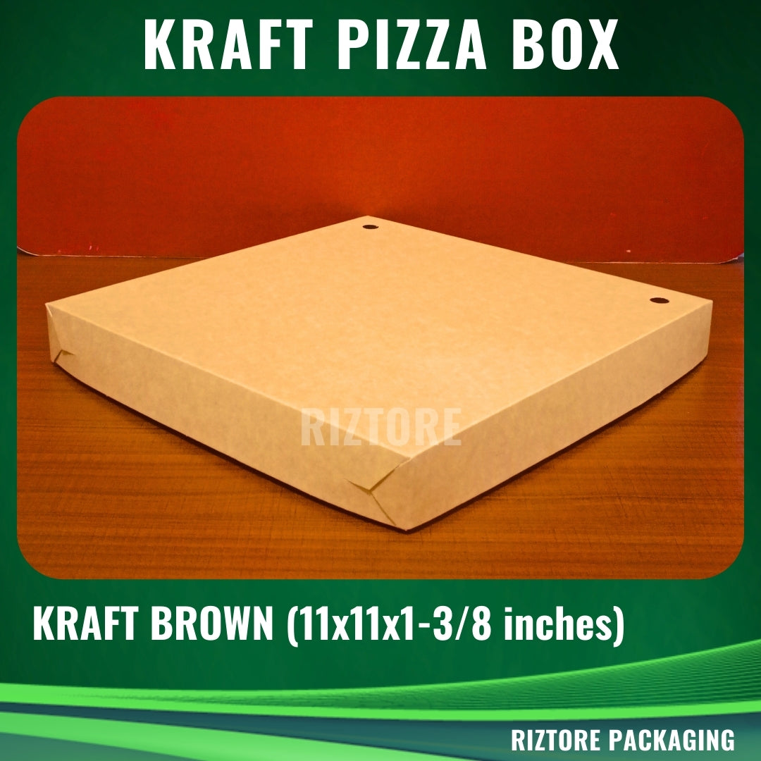 Reversible Kraft Pizza Box