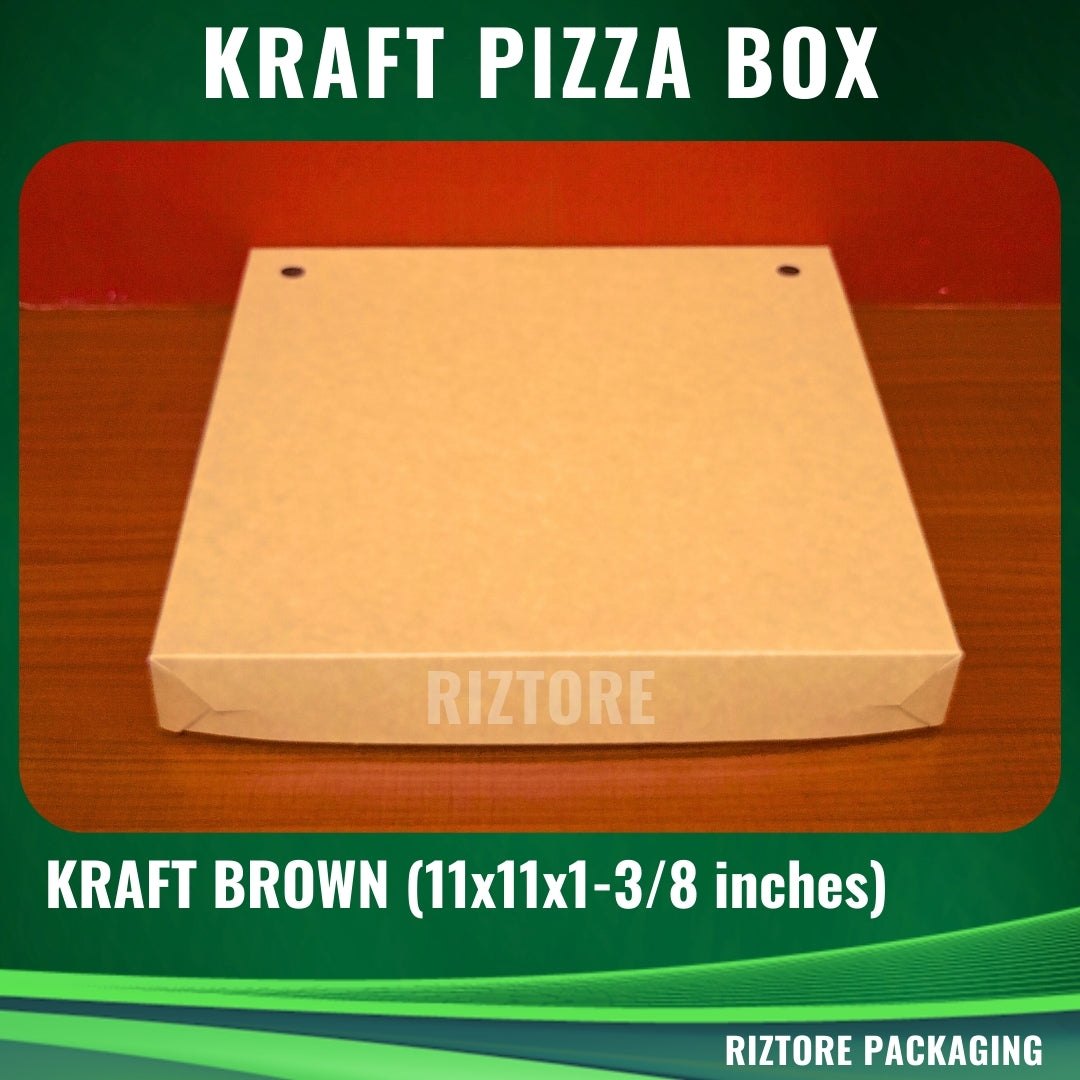 Reversible Kraft Pizza Box