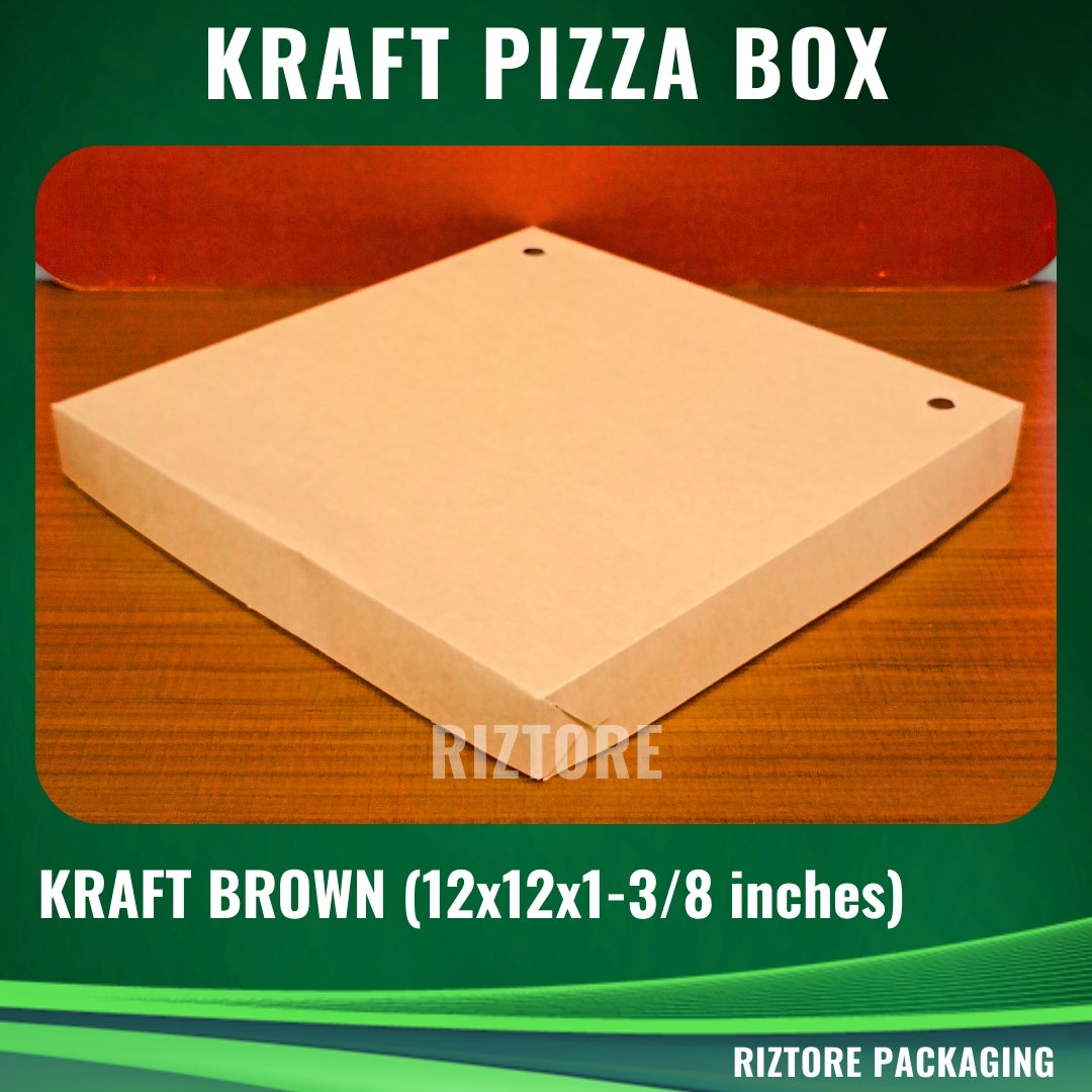 Reversible Kraft Pizza Box