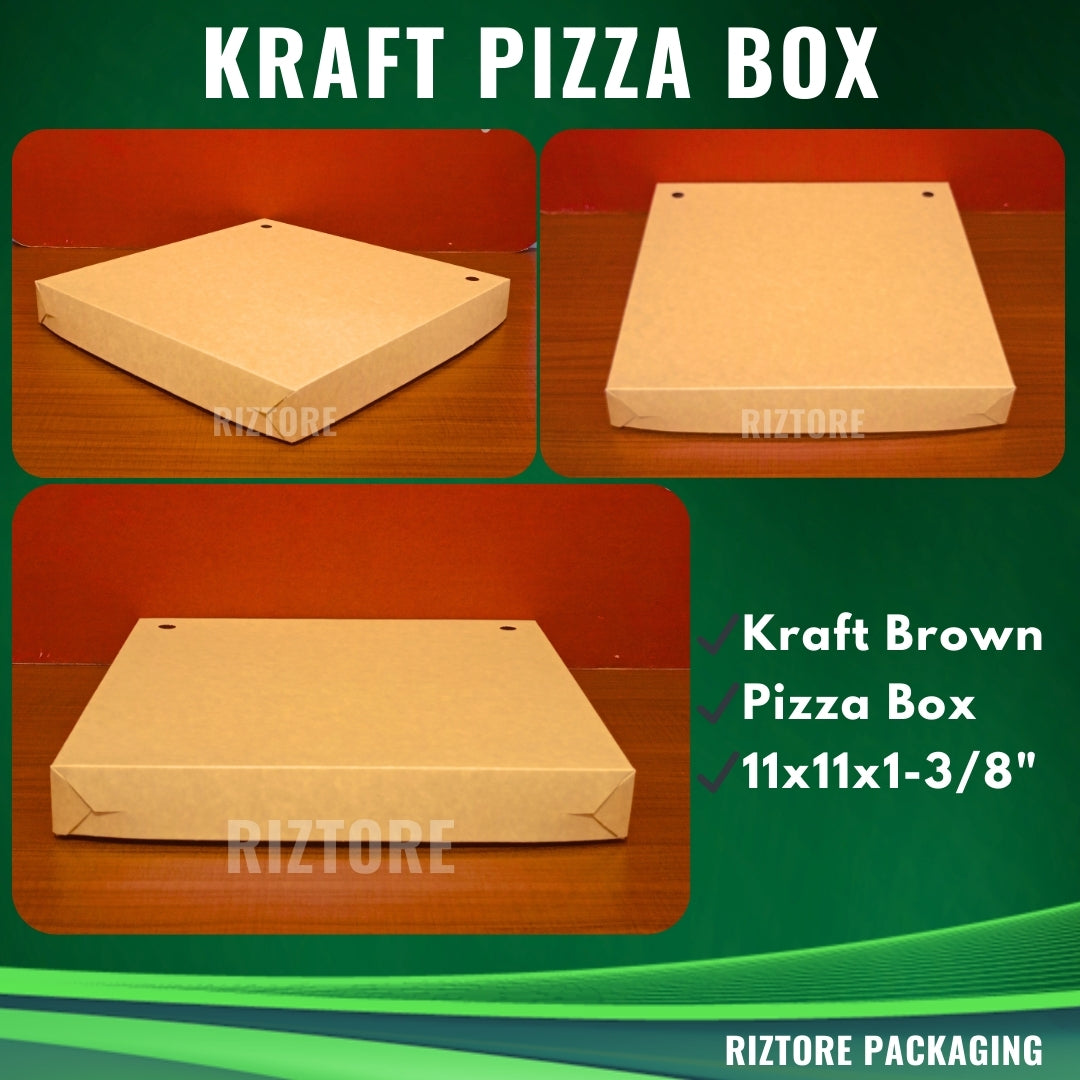 Reversible Kraft Pizza Box