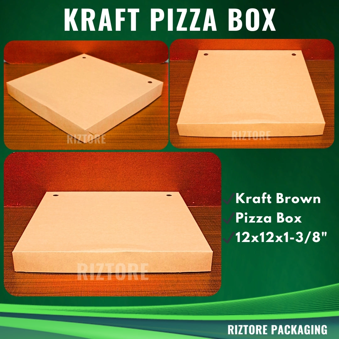 Reversible Kraft Pizza Box