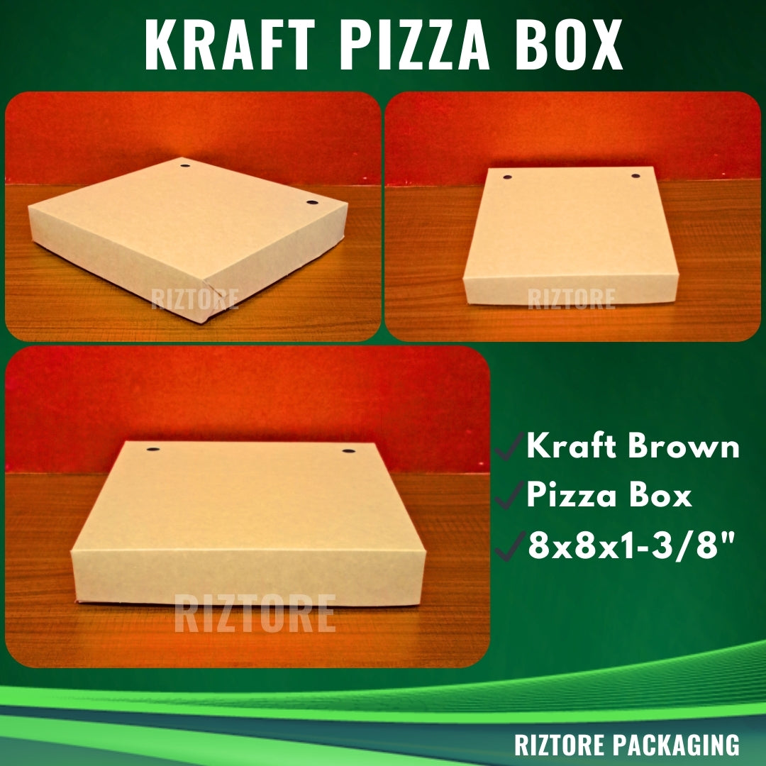 Reversible Kraft Pizza Box