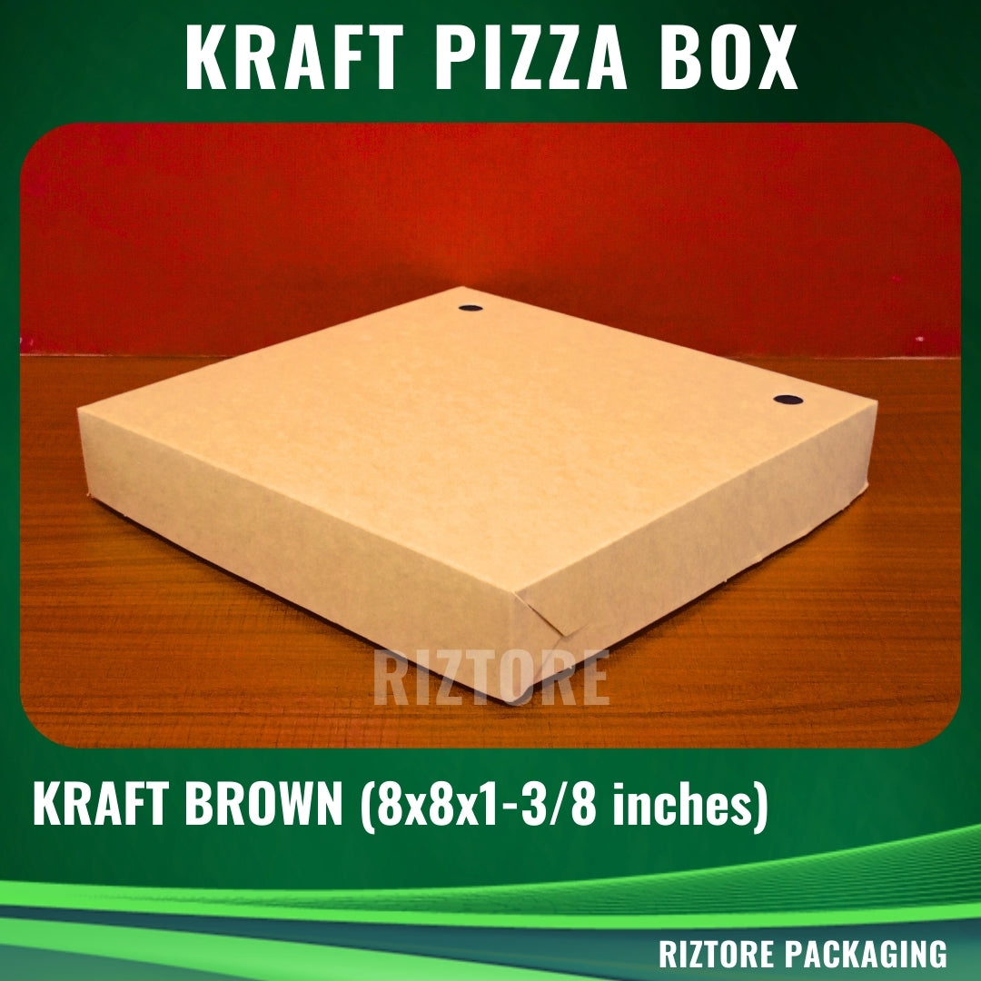 Reversible Kraft Pizza Box