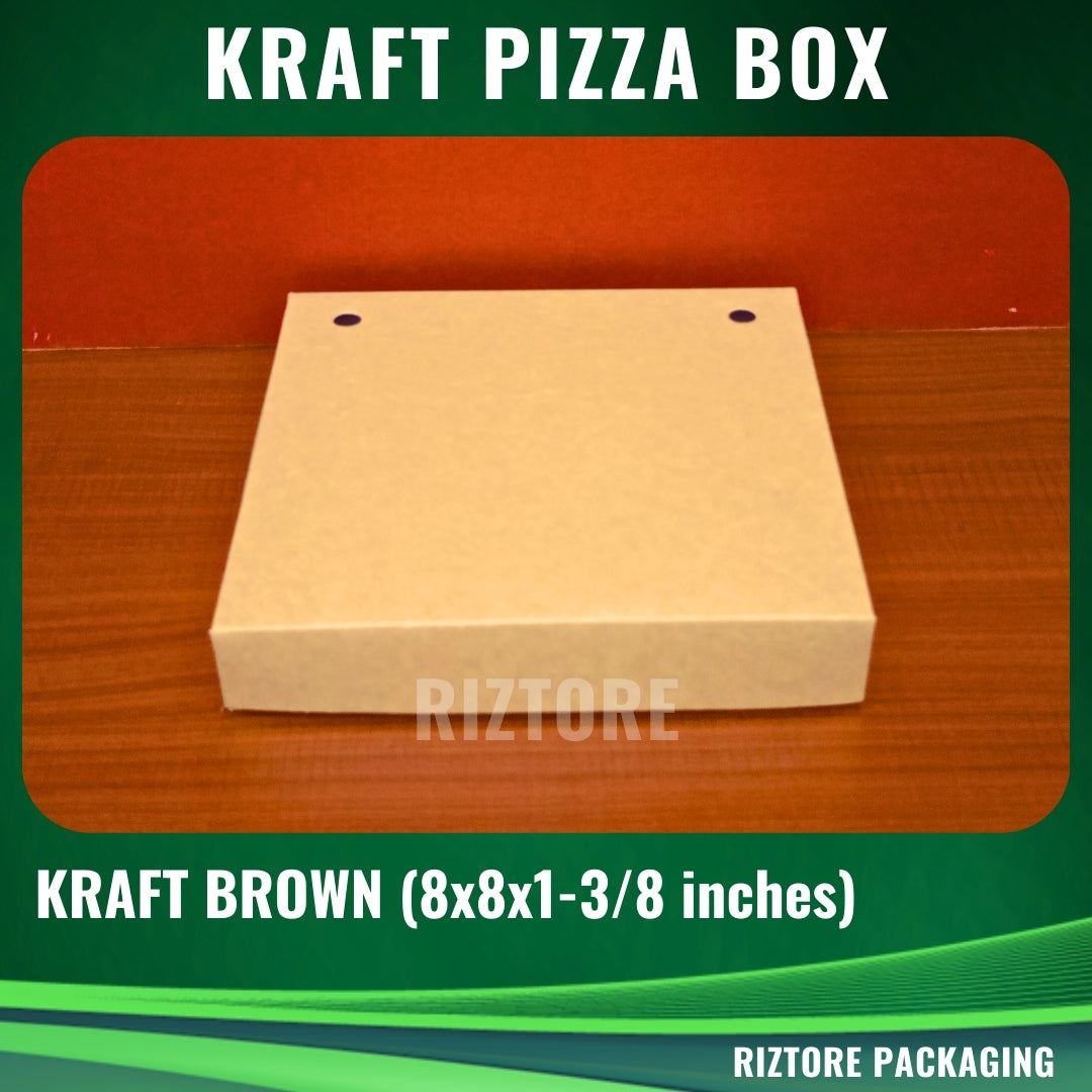 Reversible Kraft Pizza Box