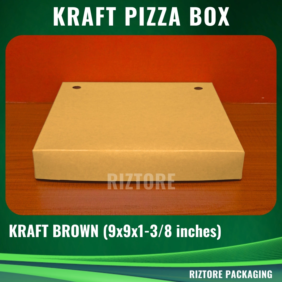 Reversible Kraft Pizza Box