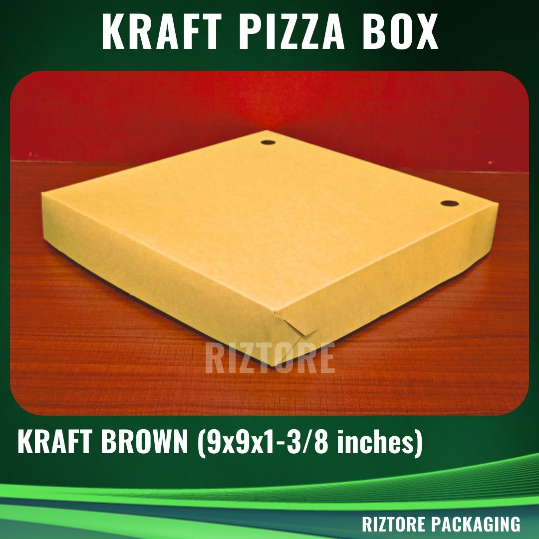 Reversible Kraft Pizza Box