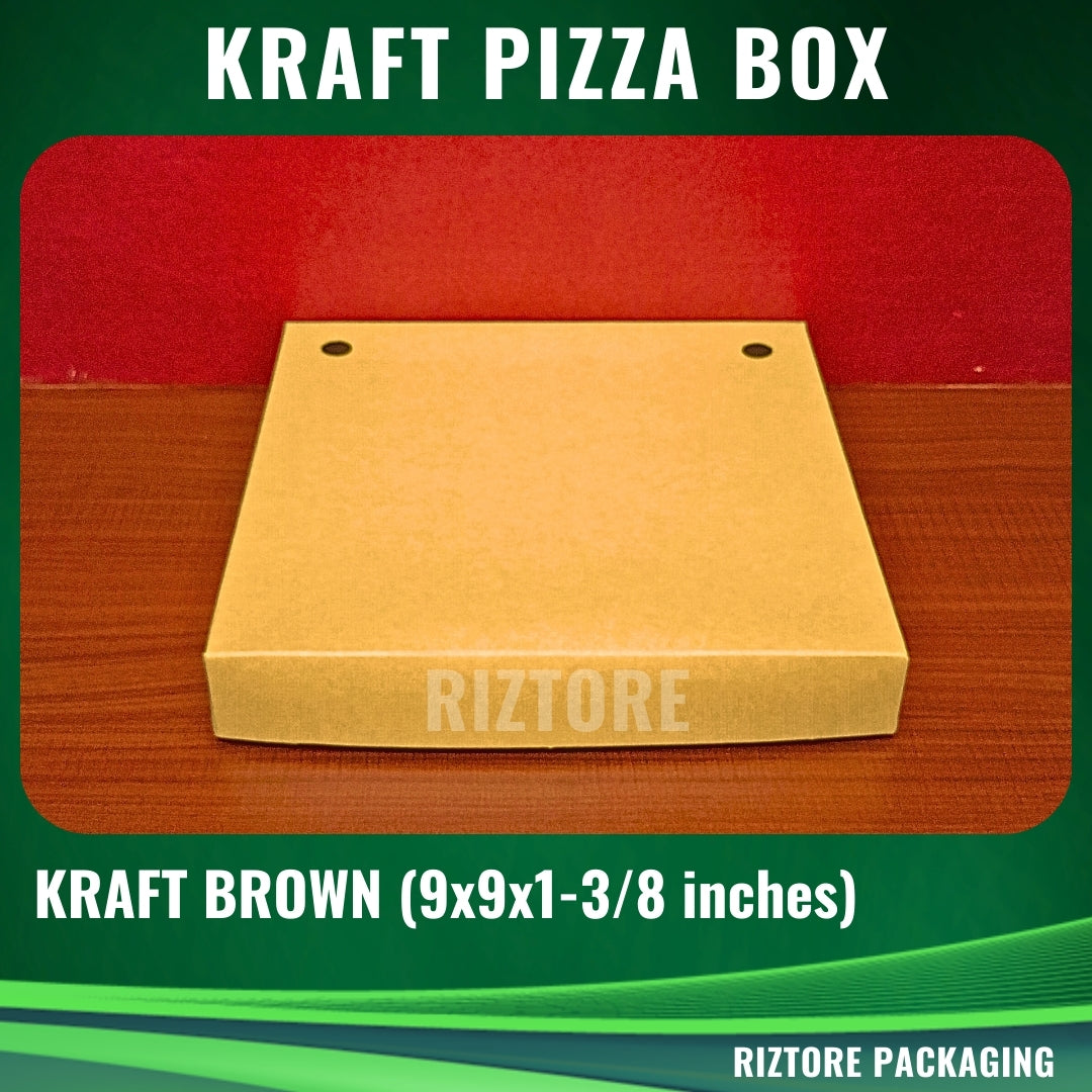 Reversible Kraft Pizza Box