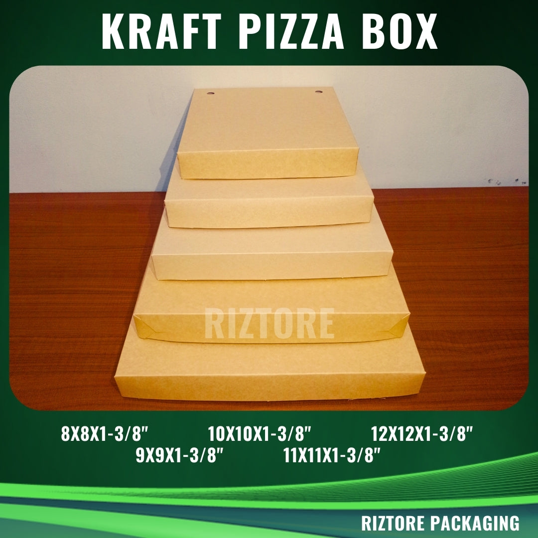 Reversible Kraft Pizza Box